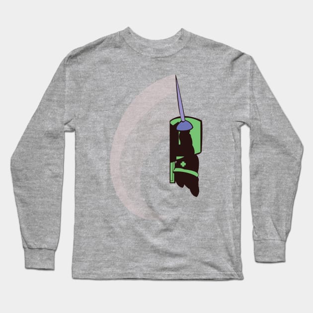 Green Knight - Sunset Shores Long Sleeve T-Shirt by Kevandre